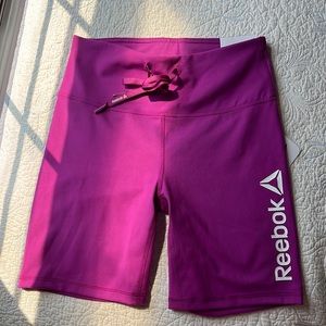 Reebok Essence Bike Shorts: Color is Passionate Plum Size SMALL Womens
